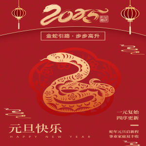 2025金蛇开路，愿您万事顺遂！